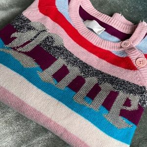 Cashmere striped zadig & Voltaire sweater.